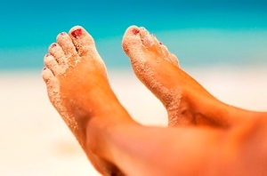 healthy feet in summer